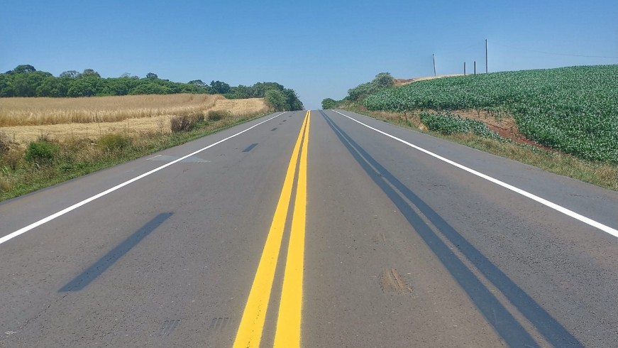 O trecho entre o quilômetro 30 e 31 passou a operar em pista simples