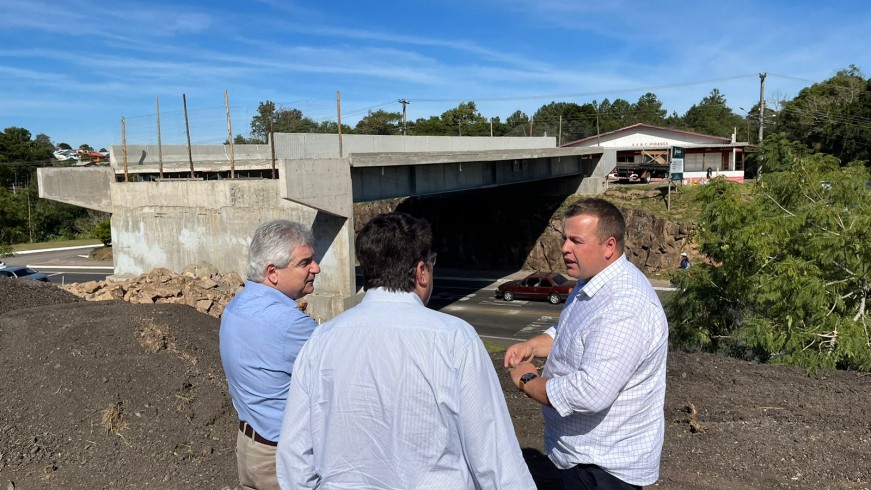 Obras do viaduto de Gramado estão em estágio avançado