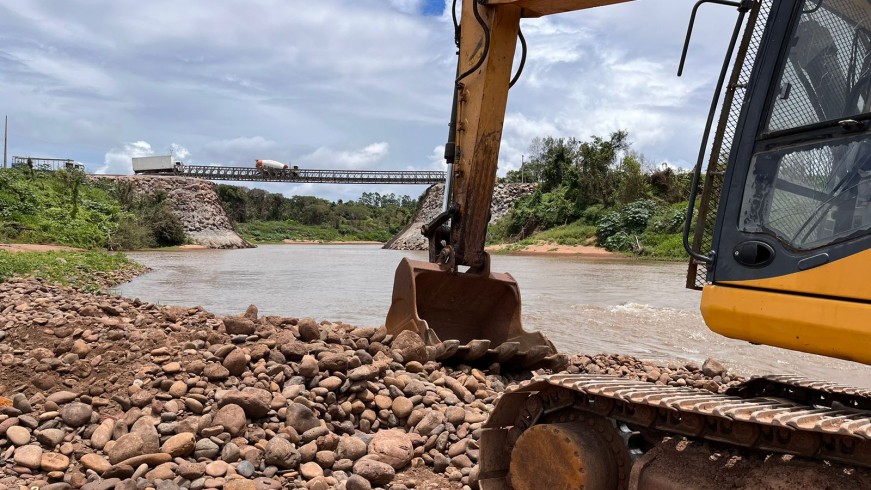 Construção passagem molhada Gustavo Rech EGR 2
