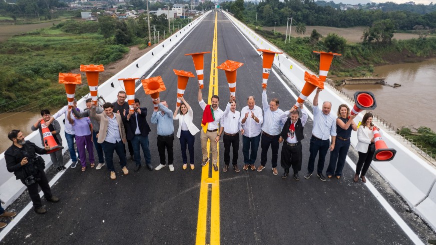 Inauguração Ponte ERS 130